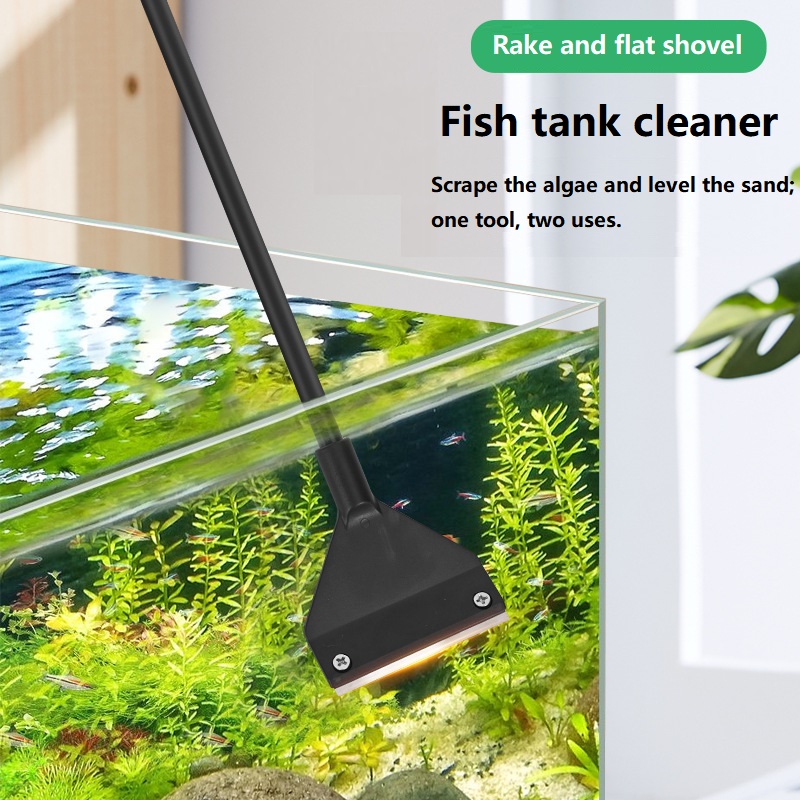 Algae Scraper Blade - 33/53/73CM Aquarium Cleaning Tools Scraper Flat