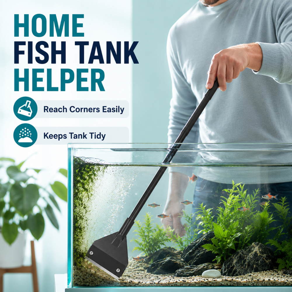 Algae Scraper Blade - Dual-use Aquarium Algae Scraper Flat Design