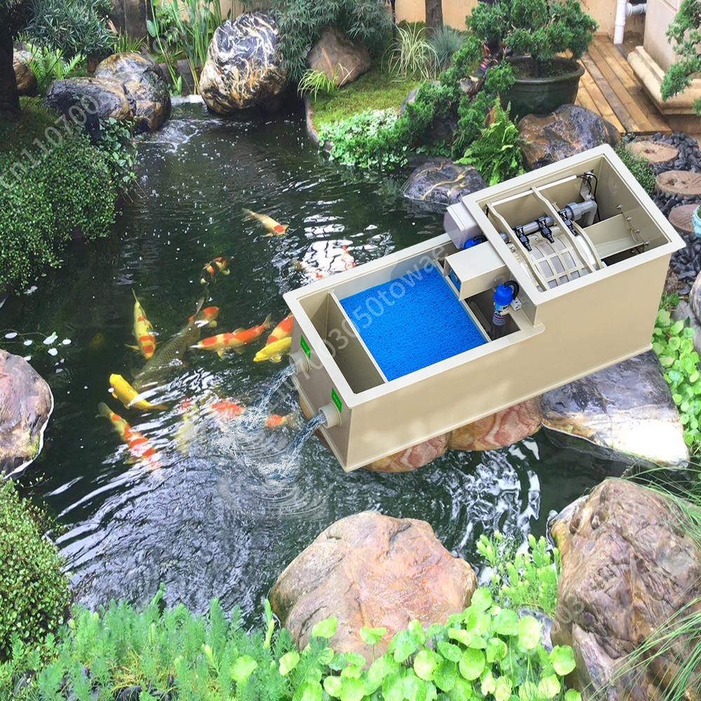 Aquarium Fish In Pond - Outdoor Garden Pond Filtration Equipment PP