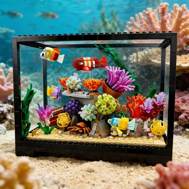 Aquarium Fish Lego - 2026 new tropical aquarium building block