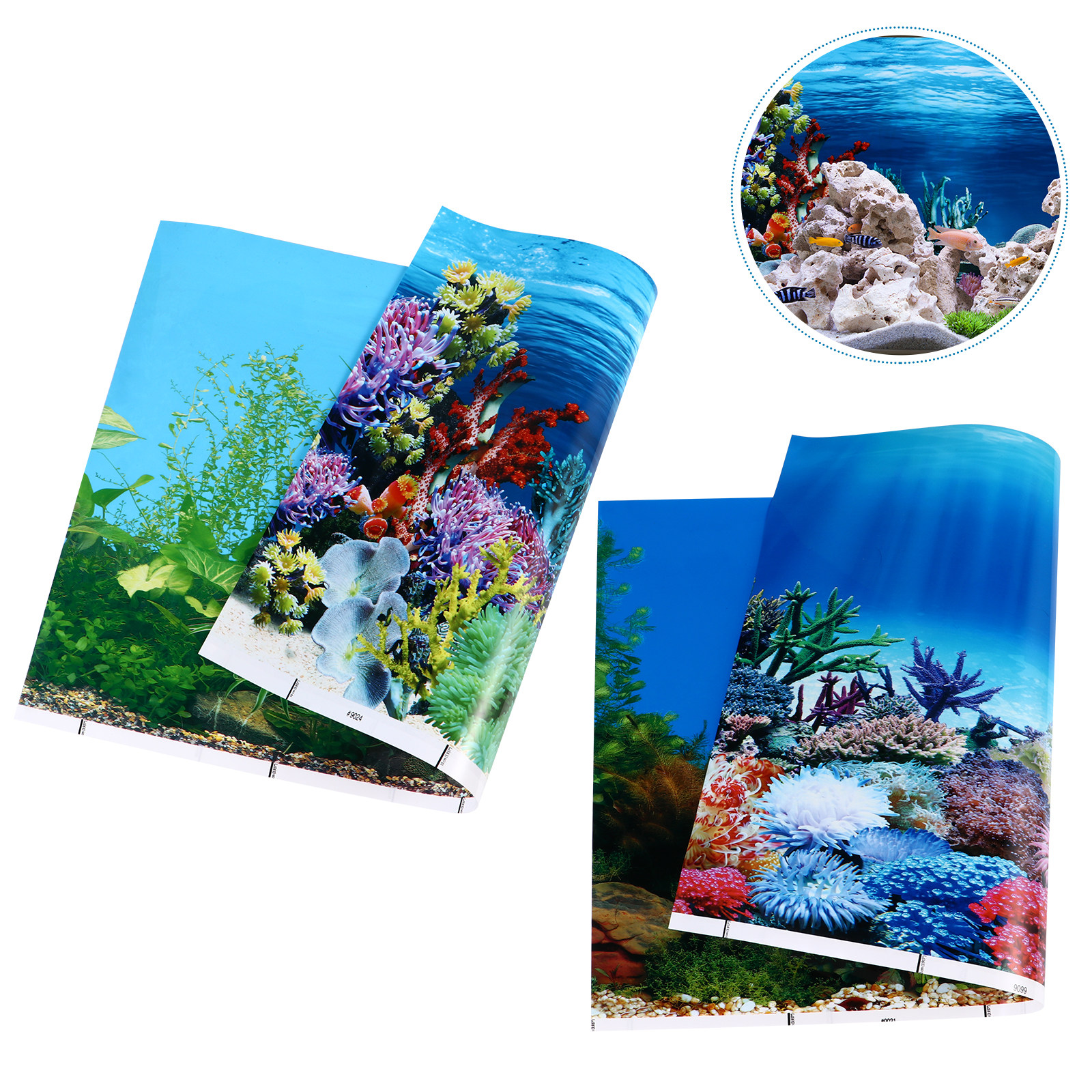 Fish Tank Stickers Coral Decal - Aquarium Fish Wallpaper review and price