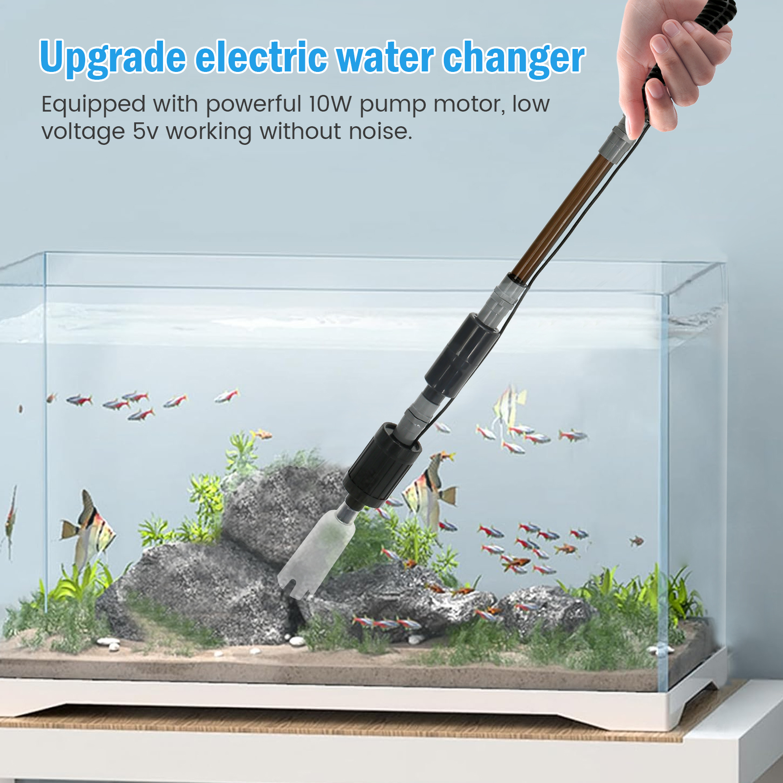 10W 6 In 1 USB Aquarium Water  - Aquarium Fish Electric review and price