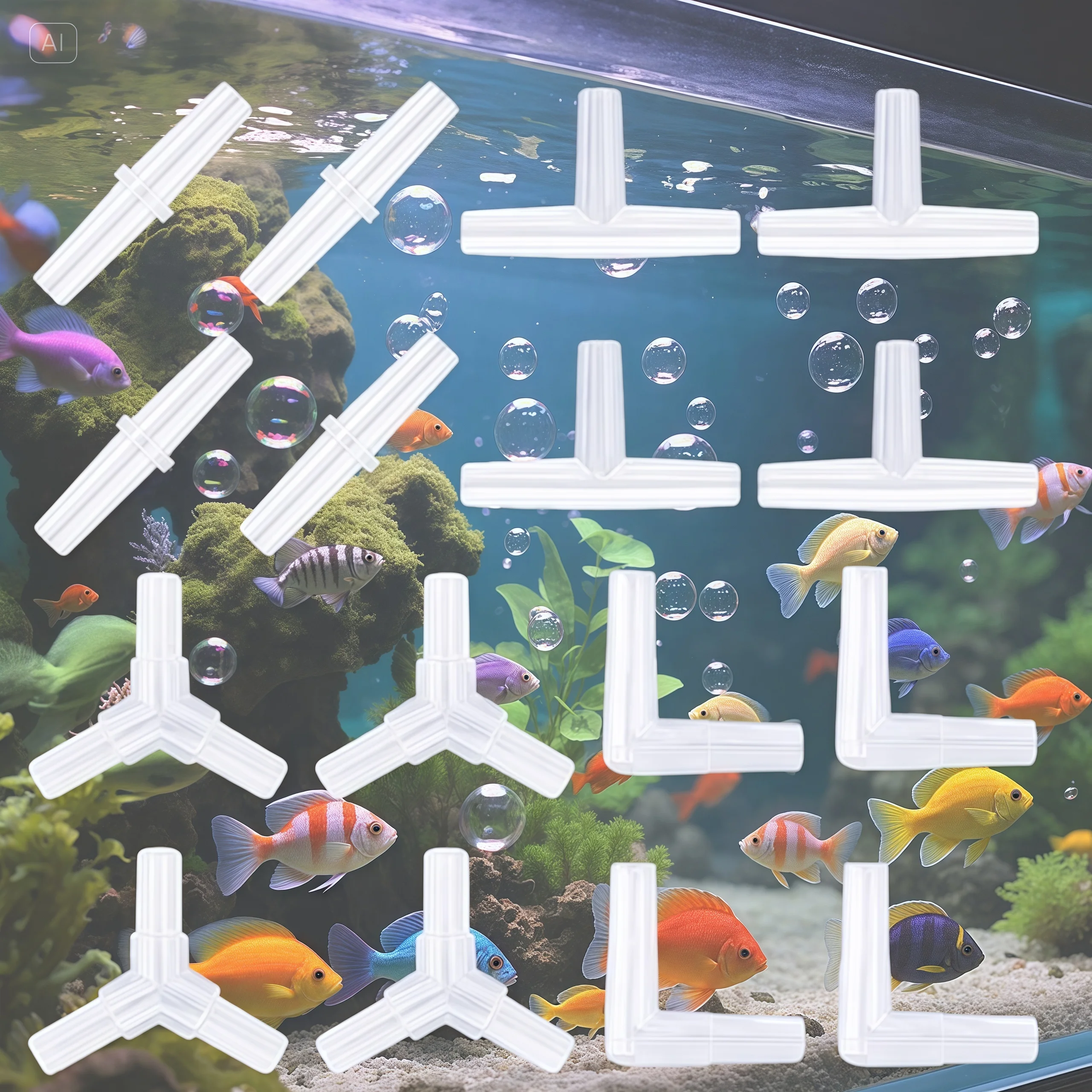 20/40Pcs Aquarium Air Pump Con - Aquarium Fish Unique review and price