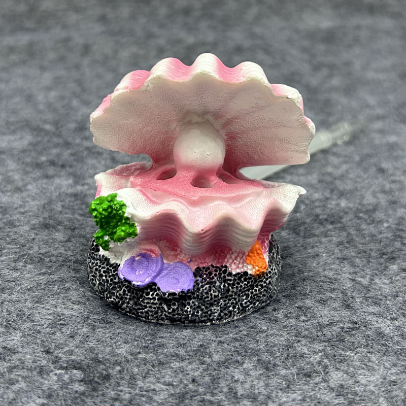 Cute Shell Shape Bubble Stone  - Aquarium Fish Cartoon review and price