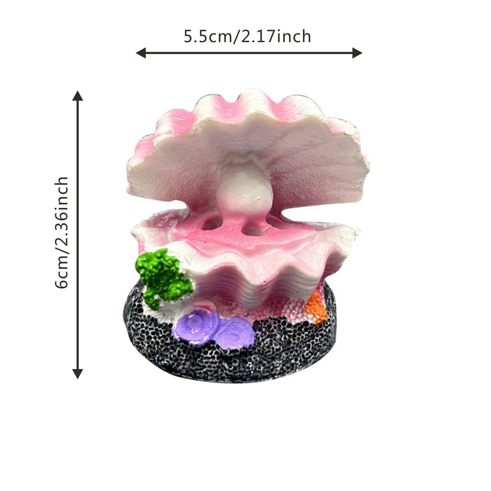 Cute Shell Shape Bubble Stone  - Aquarium Fish Cartoon review and price