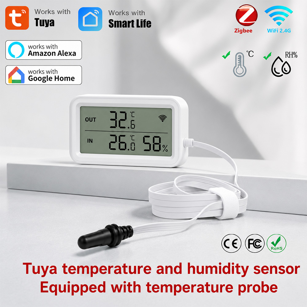 Tuya Zigbee WiFi Temp Humidity - Aquarium Thermometer review and price