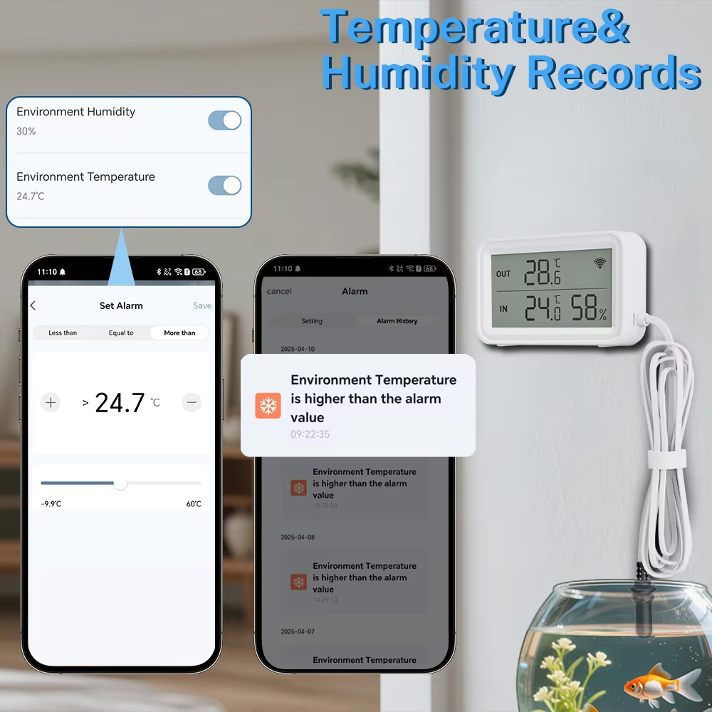 Tuya Zigbee WiFi Temp Humidity - Aquarium Thermometer review and price