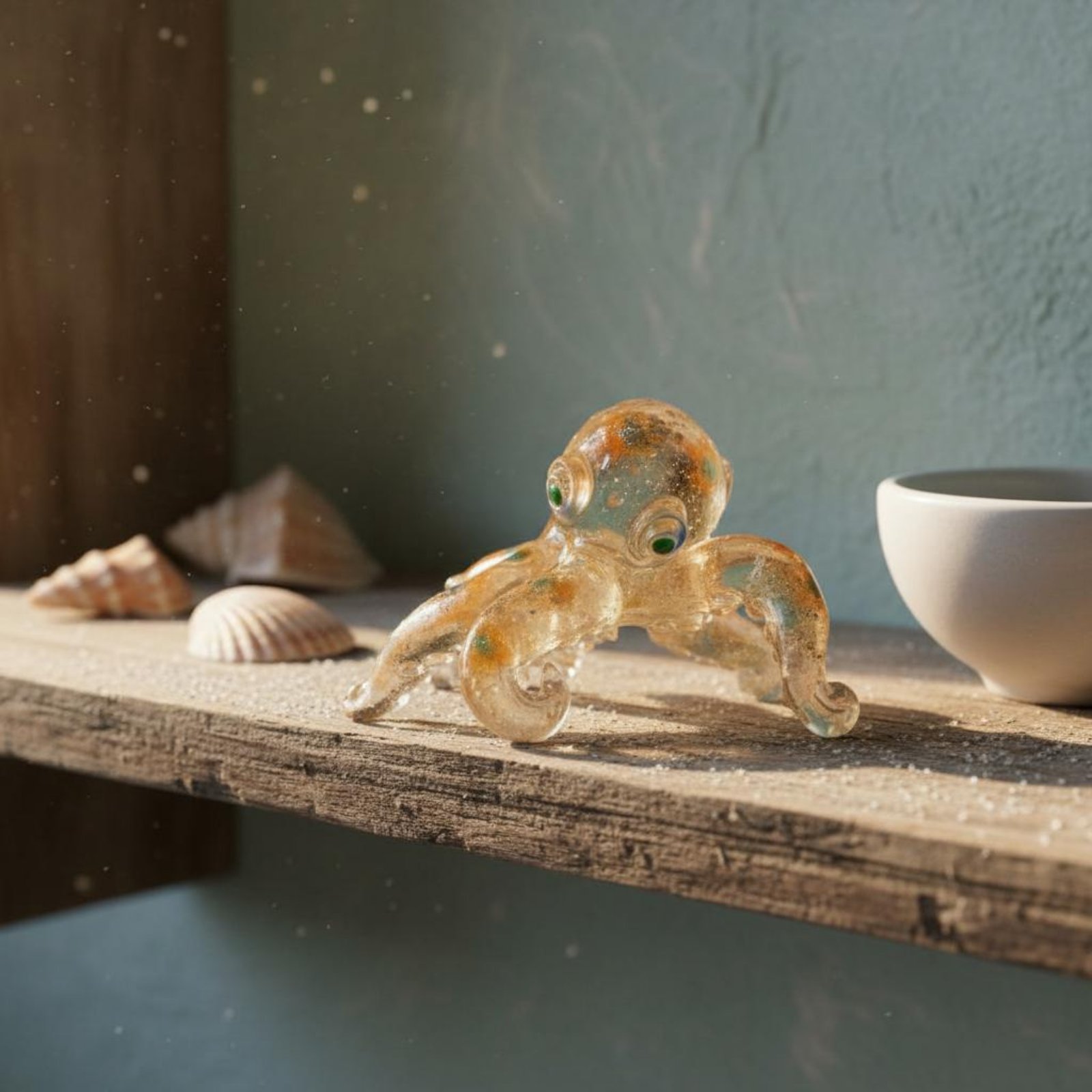 Resin Cephalopod Decor Handmad - Aquarium Fish Unique review and price