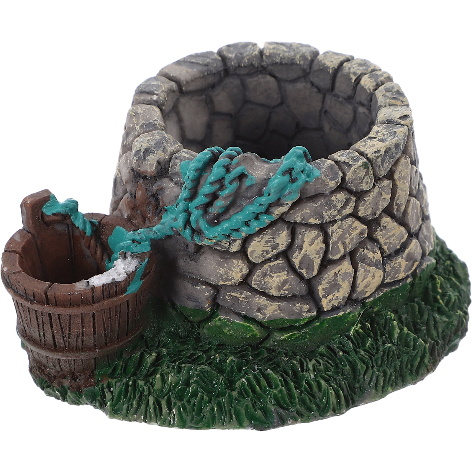 Miniature Ancient Well and Bri - Aquarium Fish Unique review and price