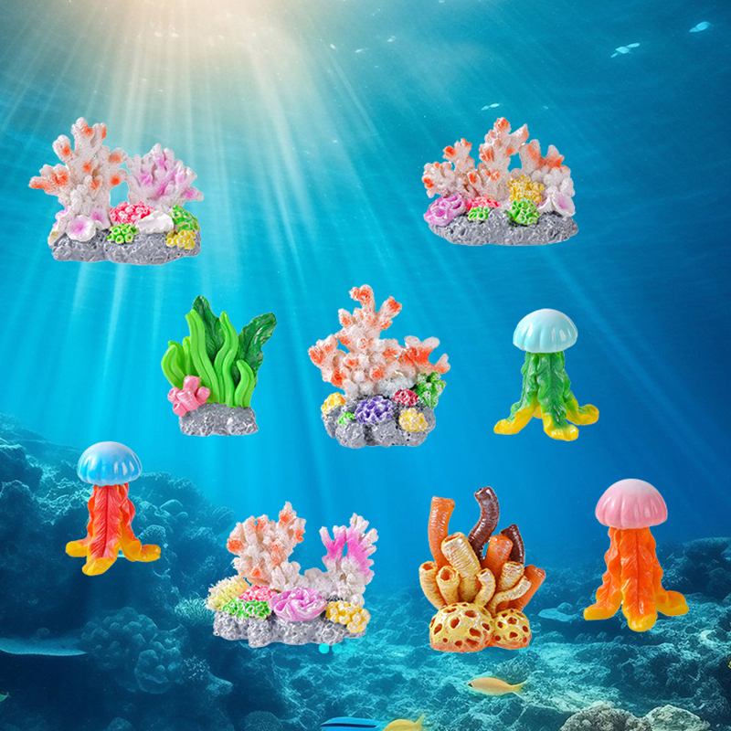 Mini Resin Fish Tank Accessori - Aquarium Fish Cartoon review and price