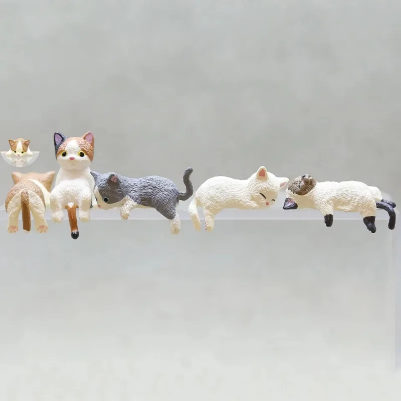 Cute Cartoon Cat Decor PVC Hom - Aquarium Fish Cartoon review and price