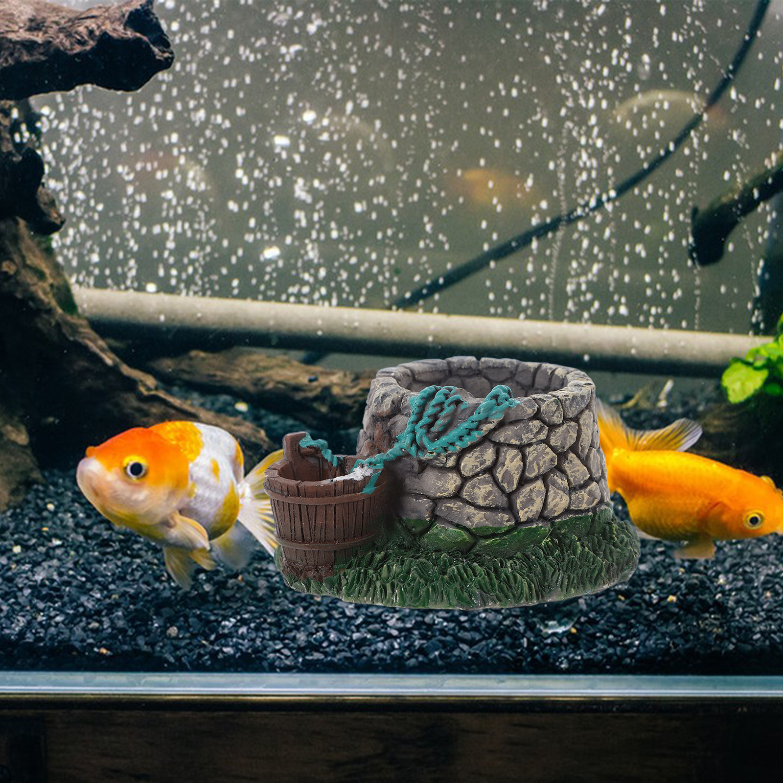 Miniature Bridge with Ancient  - Aquarium Fish Unique review and price