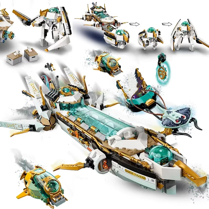 Compatible MOC Sets Ninja Seri - Aquarium Fish Lego review and price
