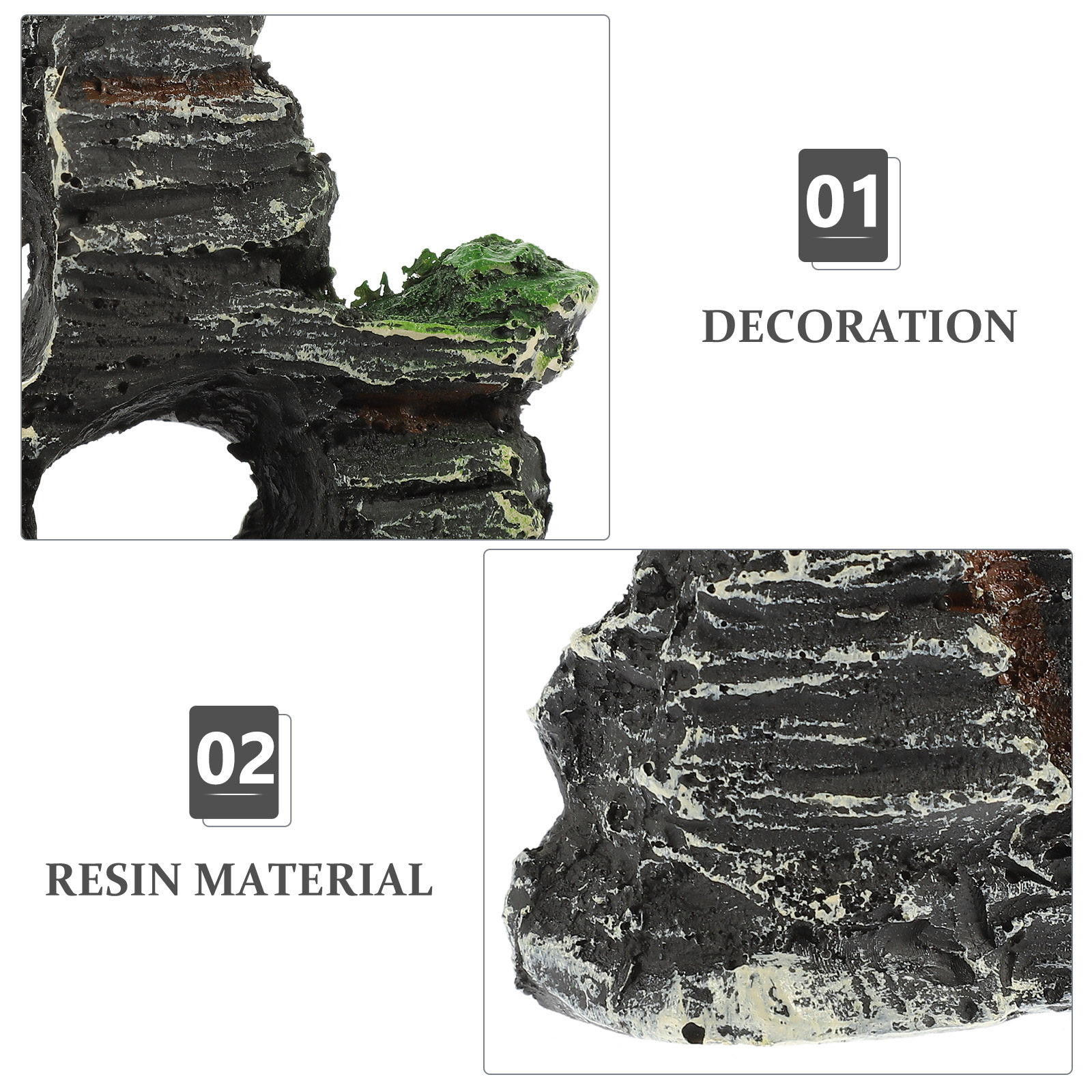Resin Craft Fish Tank Mountain - Aquarium Fish Unique review and price