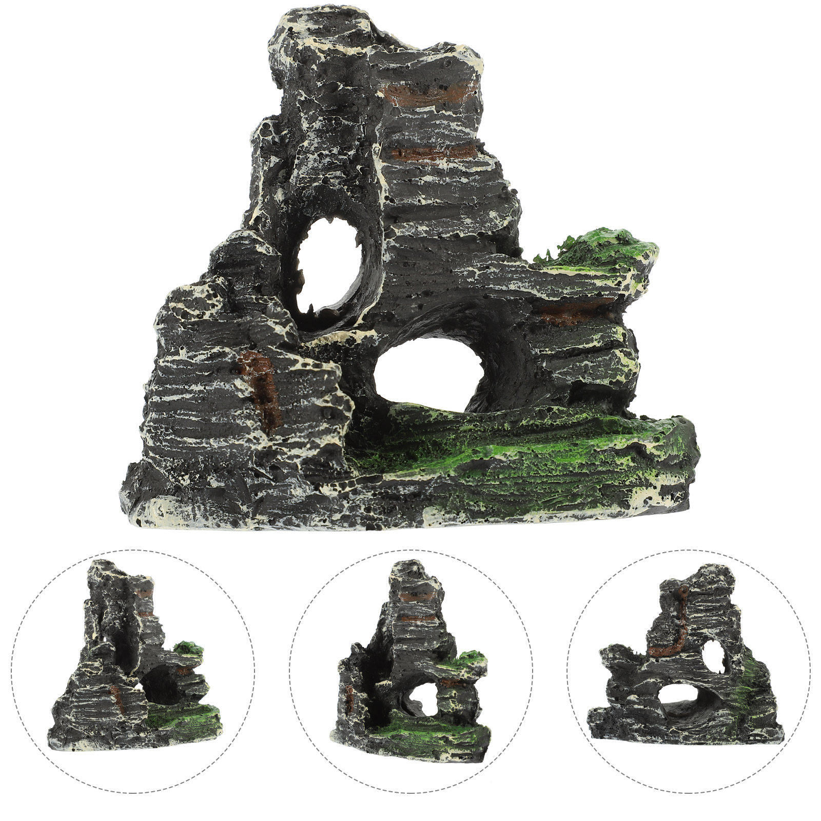 Resin Craft Fish Tank Mountain - Aquarium Fish Unique review and price