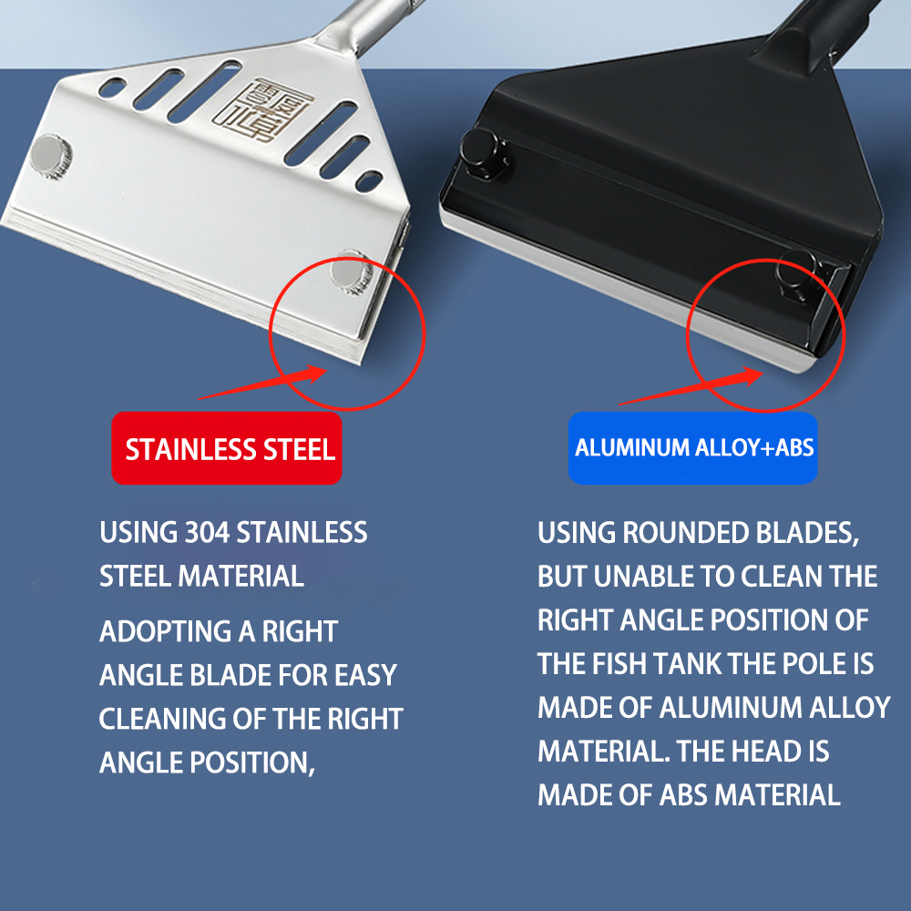 Stainless Steel Aquarium Fish  - Algae Scraper Blade review and price