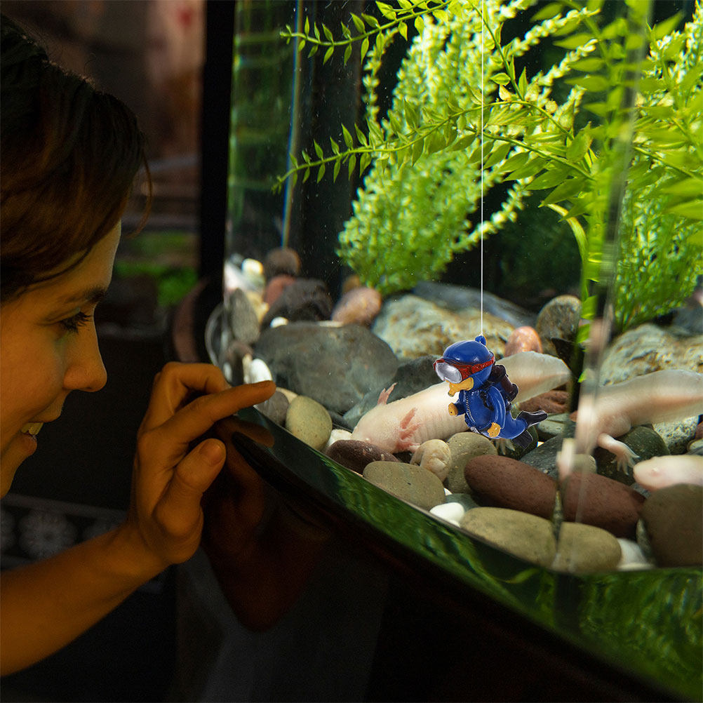 2Pcs Floating Diver Aquarium D - Aquarium Fish Unique review and price