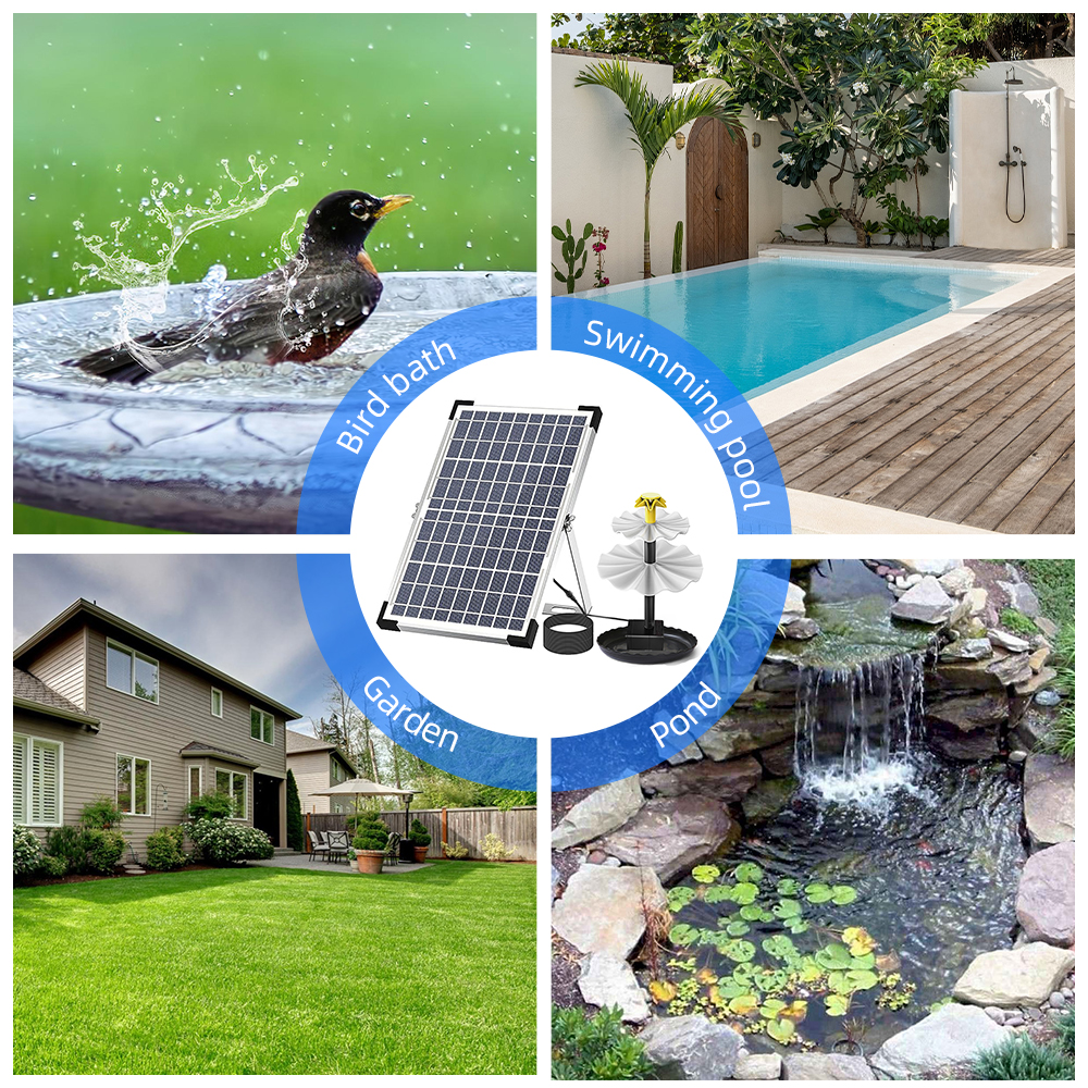 Solar Fountain Pump for Bird B - Aquarium Fish In Pond review and price