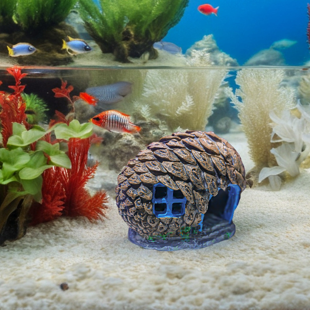 Versatile Pinecone Aquarium De - Aquarium Fish Unique review and price