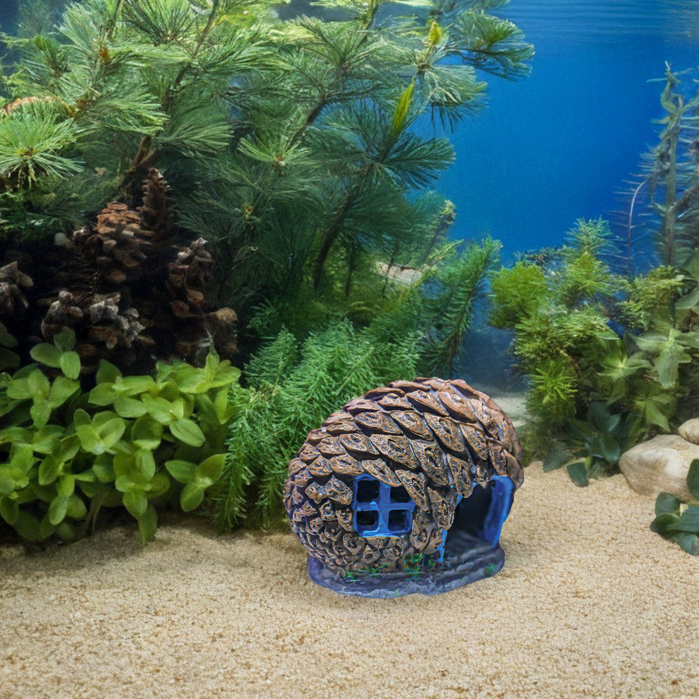Versatile Pinecone Aquarium De - Aquarium Fish Unique review and price
