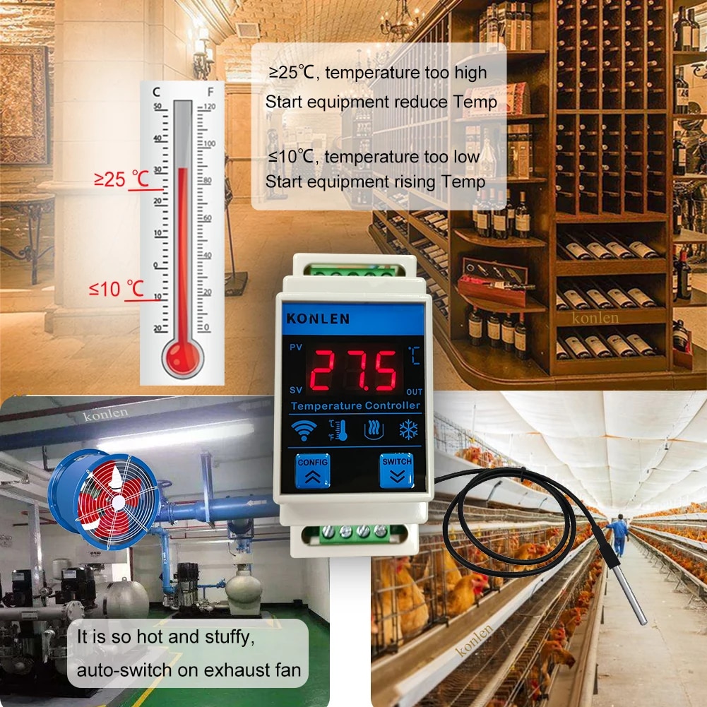 Tuya WIFI Temperature Sensor T - Aquarium Thermometer review and price