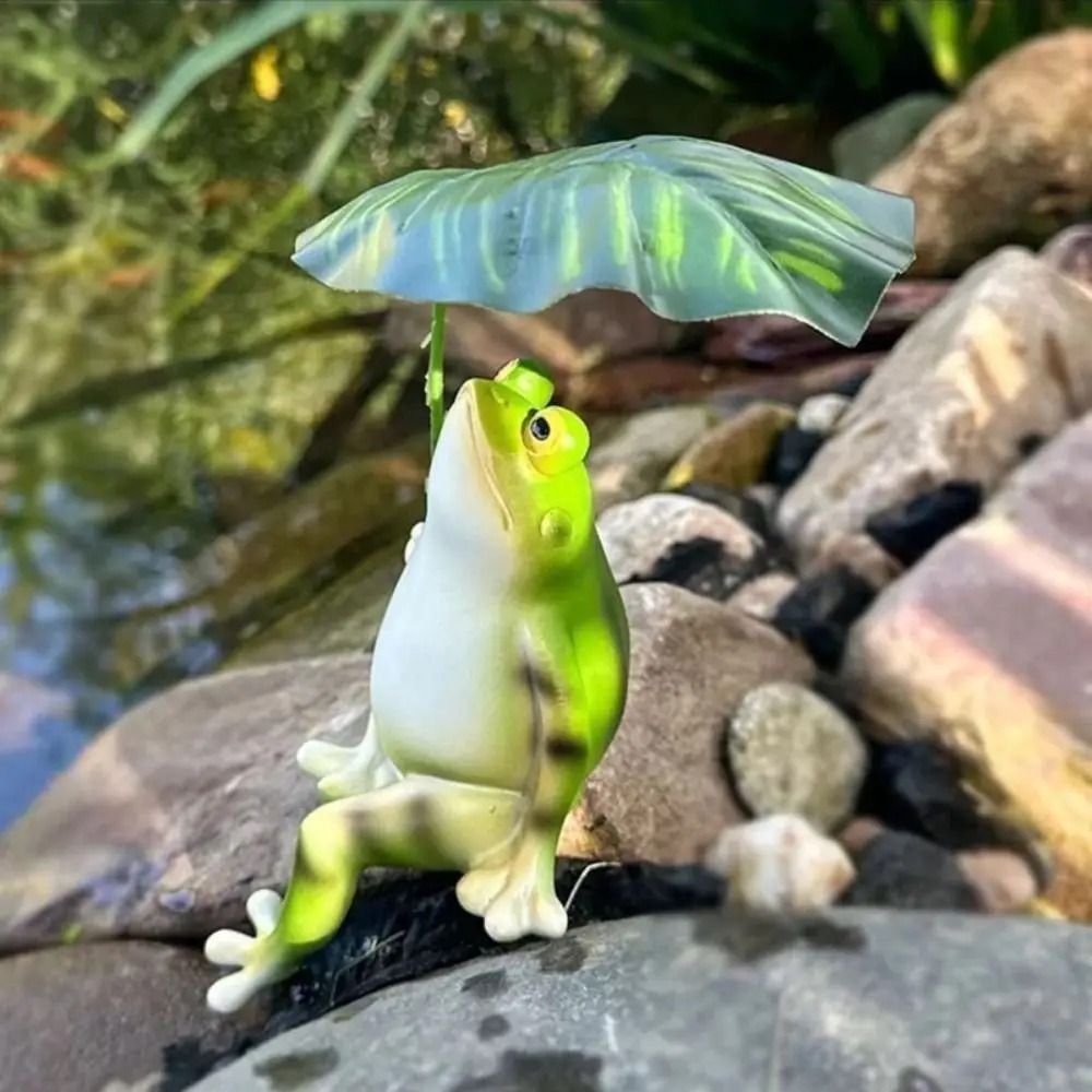 Cartoon Resin Frog Figurine Cr - Aquarium Fish Cartoon review and price