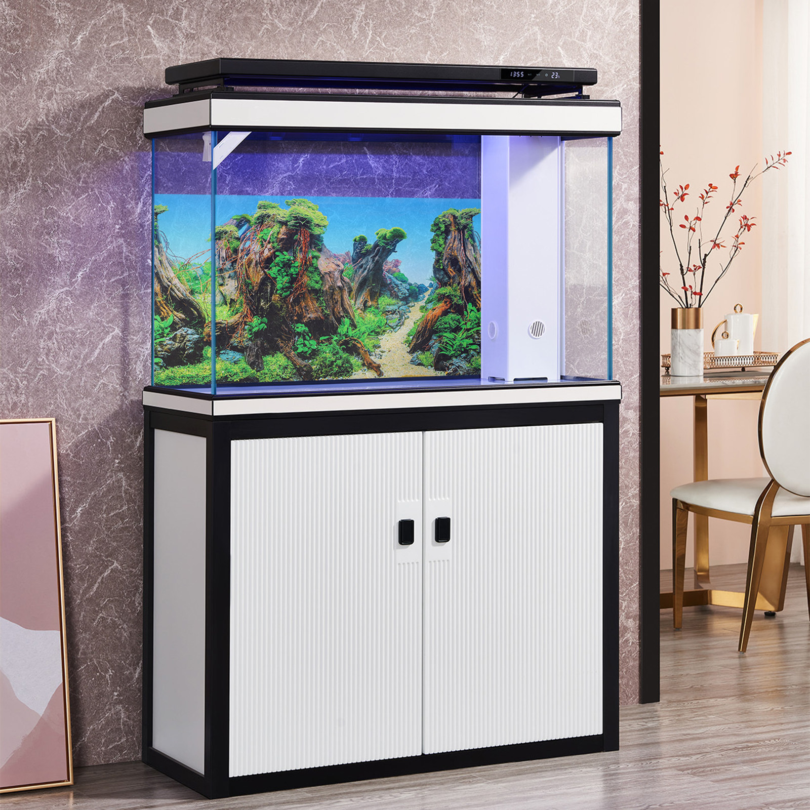 Fish Tank Background Paper Thi - Aquarium Fish Wallpaper review and price