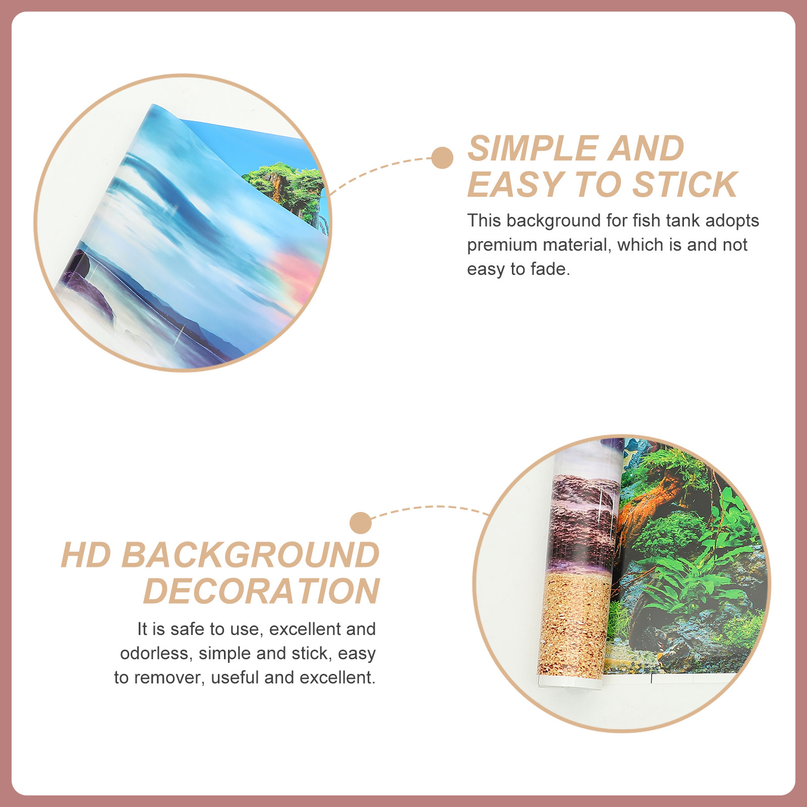 Fish Tank Background Paper Thi - Aquarium Fish Wallpaper review and price