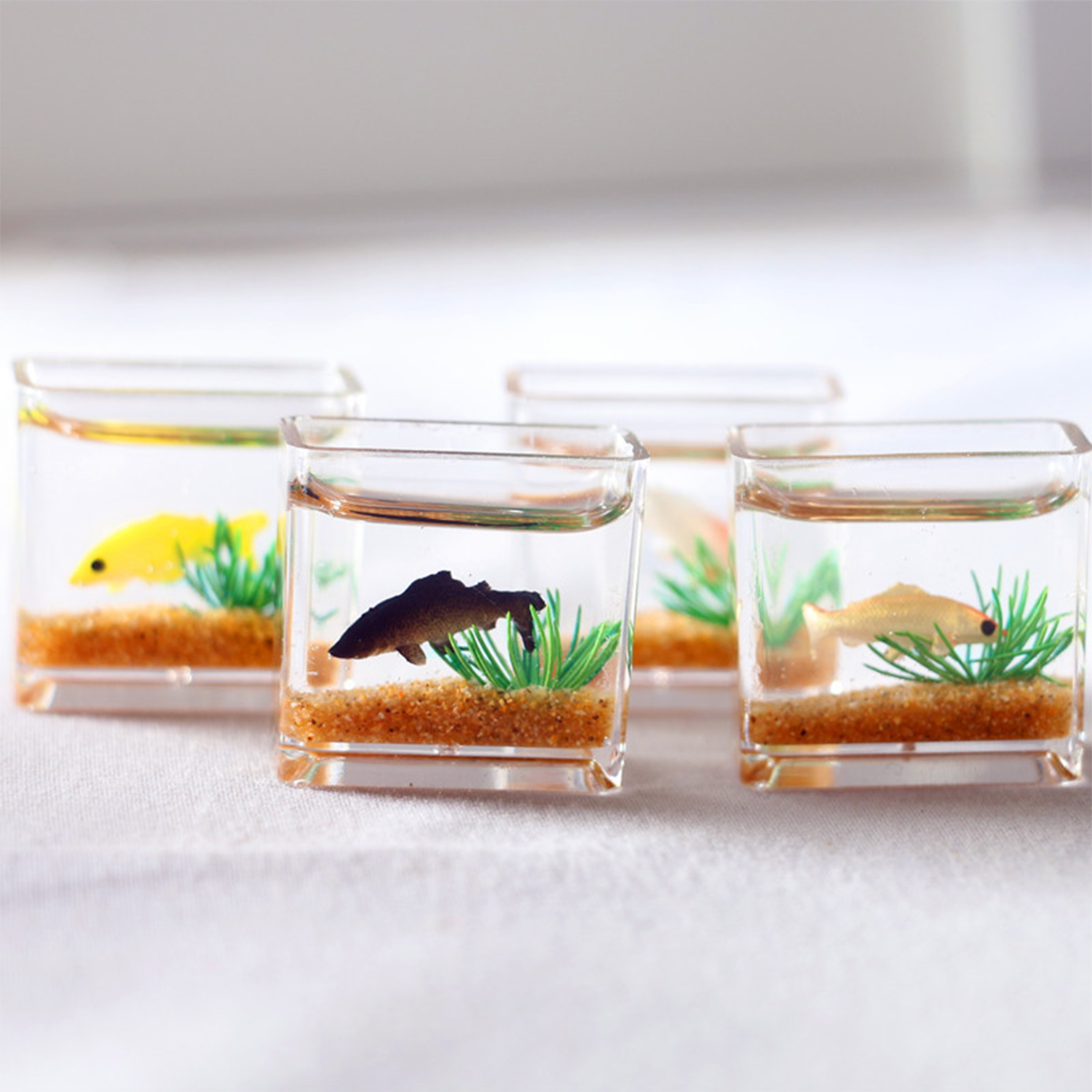 Dollhouse Miniature Glass Fish - Aquarium Fish Cartoon review and price