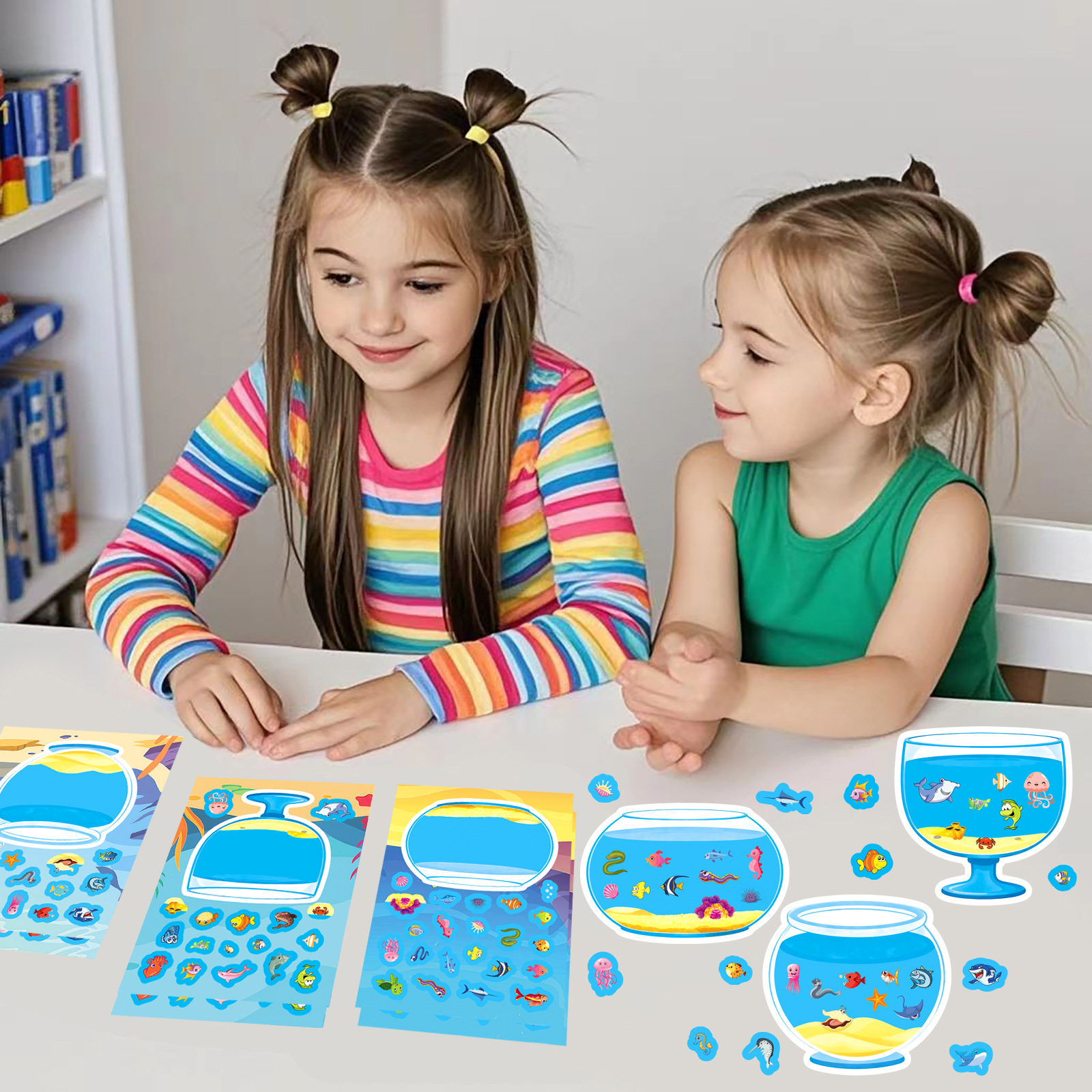 8Sheets Funny Cartoon Lucky Fi - Aquarium Fish Cartoon review and price
