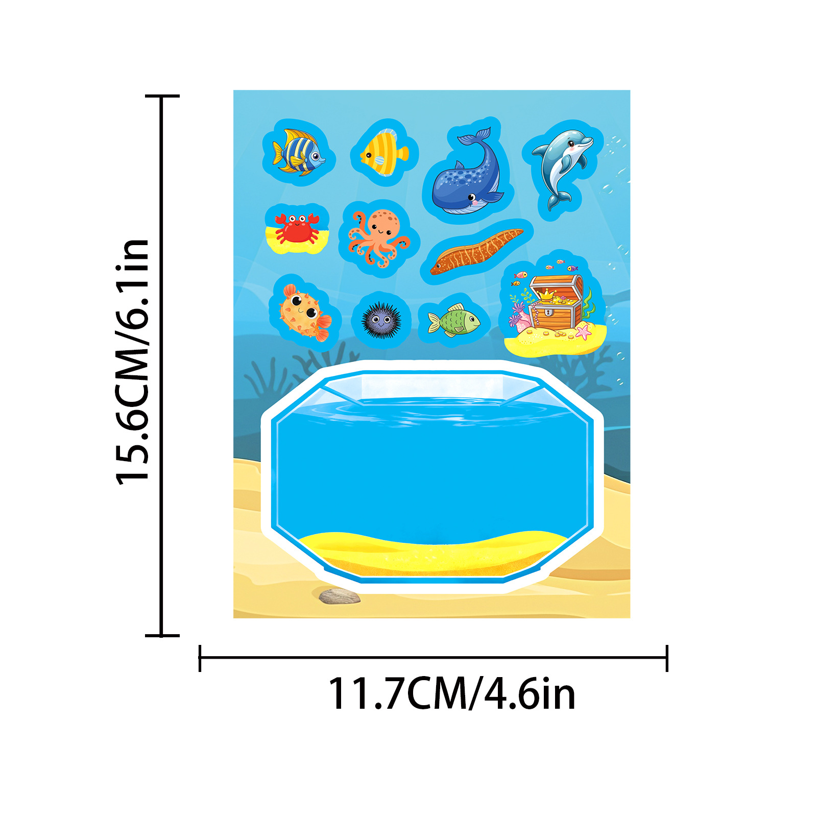 8Sheets Funny Cartoon Lucky Fi - Aquarium Fish Cartoon review and price