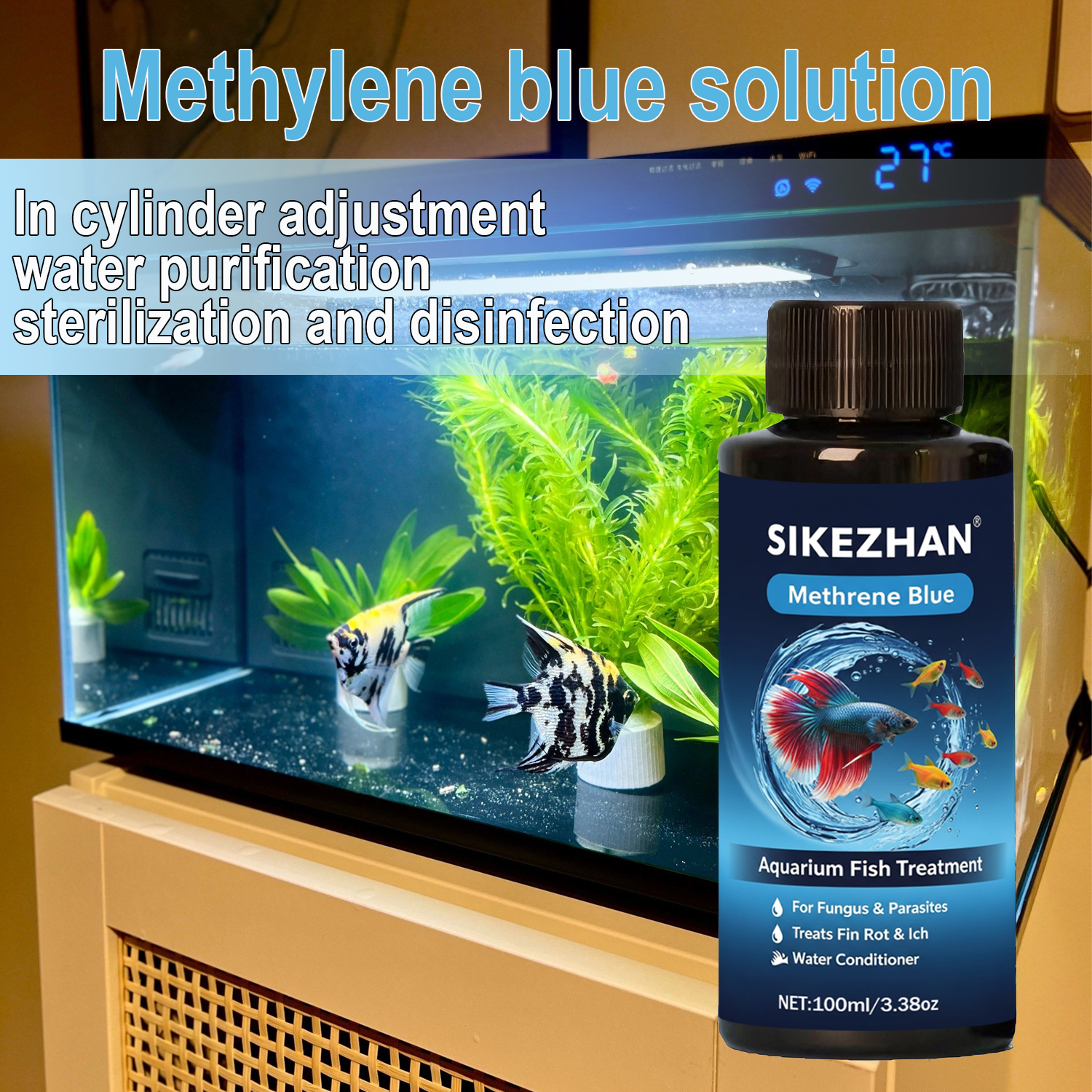 Methylene Blue Solution Aquari - Aquarium Fish Parasites review and price