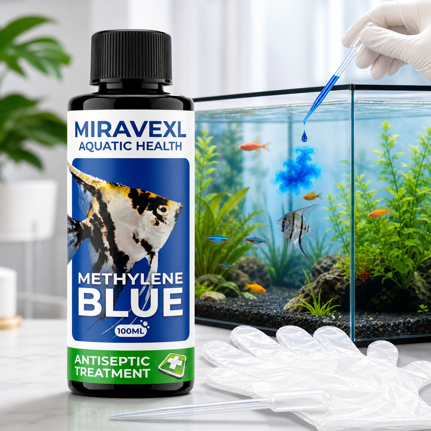 100ml Methylene Blue Aquarium  - Aquarium Fish Parasites review and price
