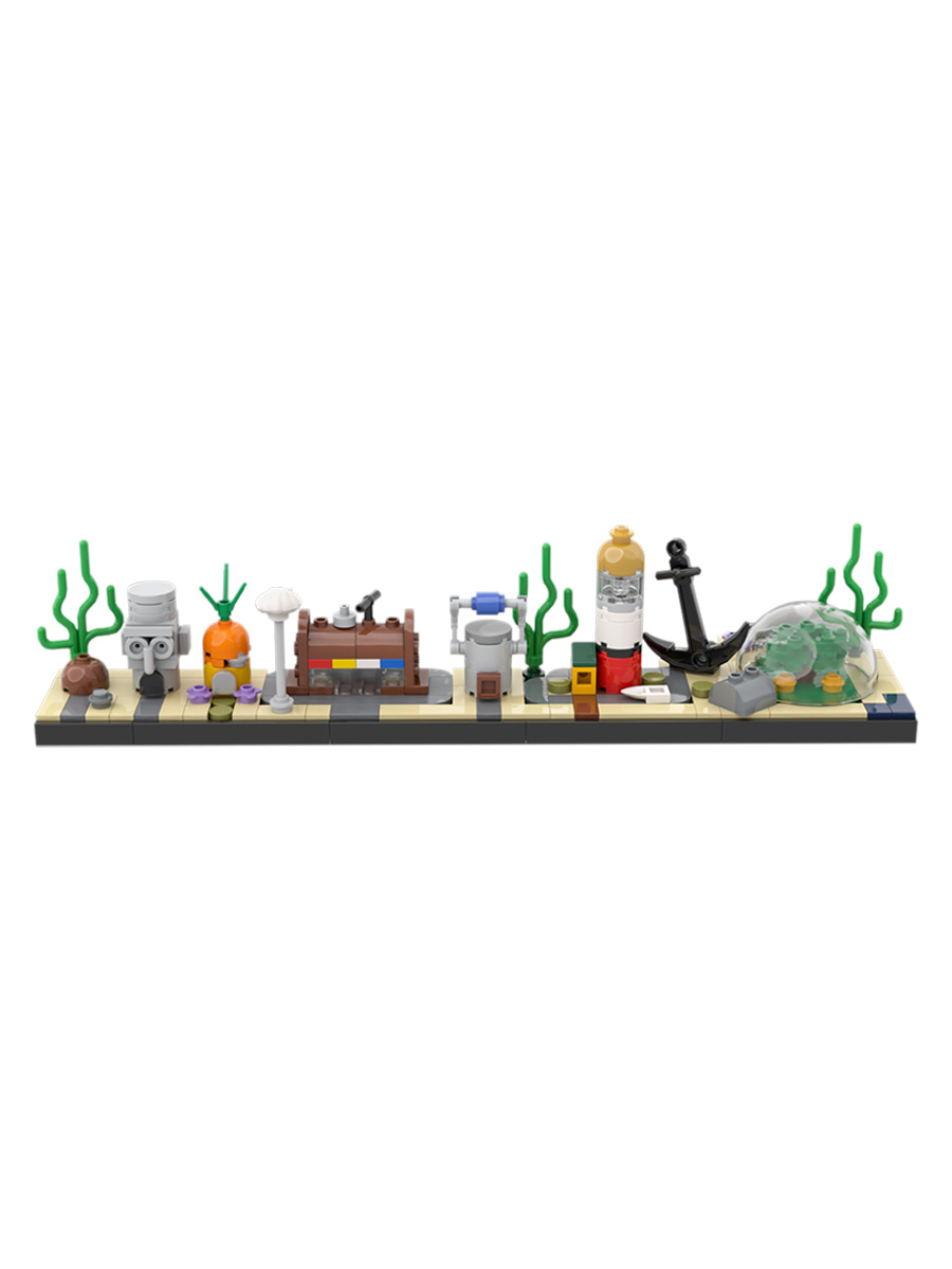 Underwater City Skyline MOC Bu - Aquarium Fish Lego review and price