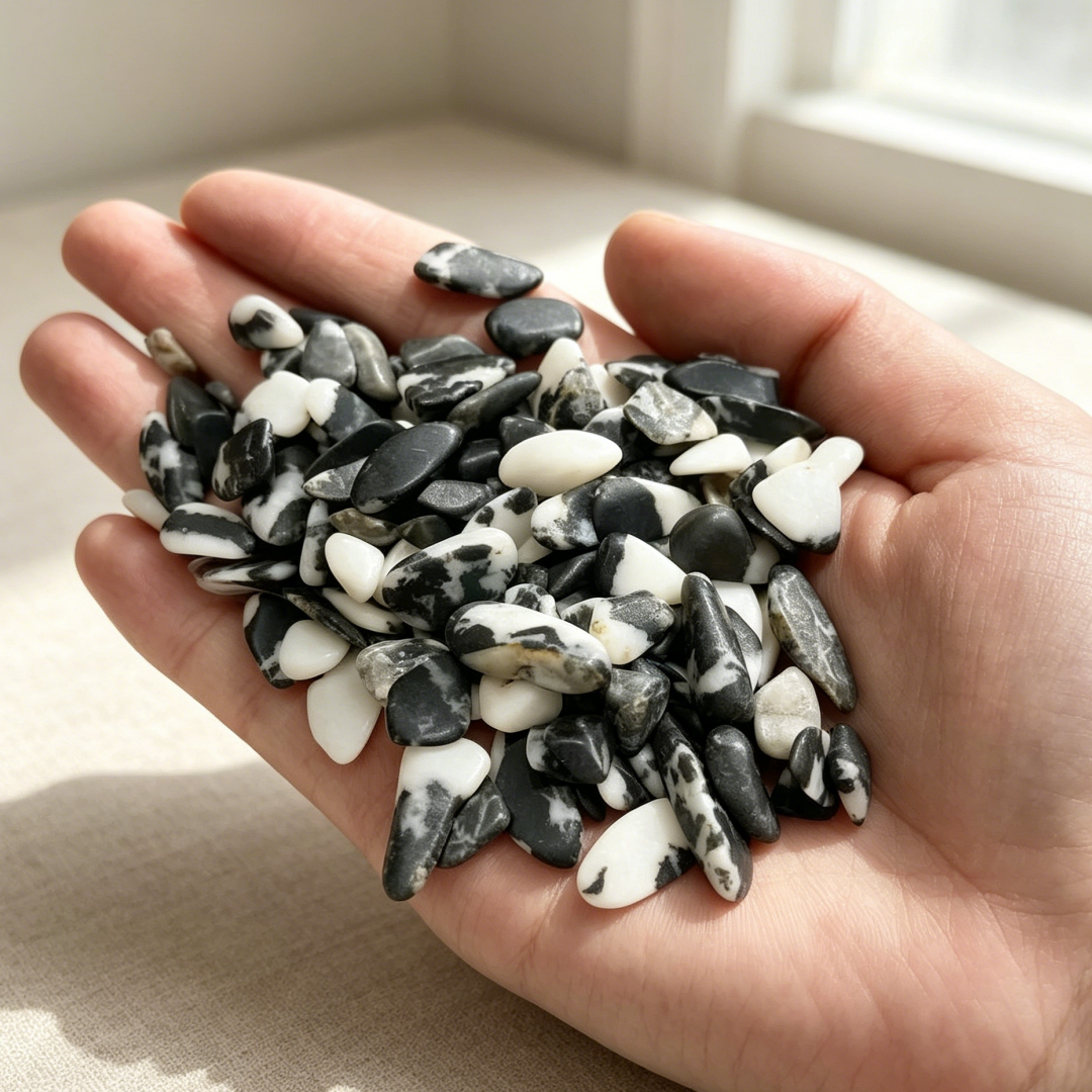 Natural Zebra Stone Chips, for - Aquarium Fish Zebra review and price