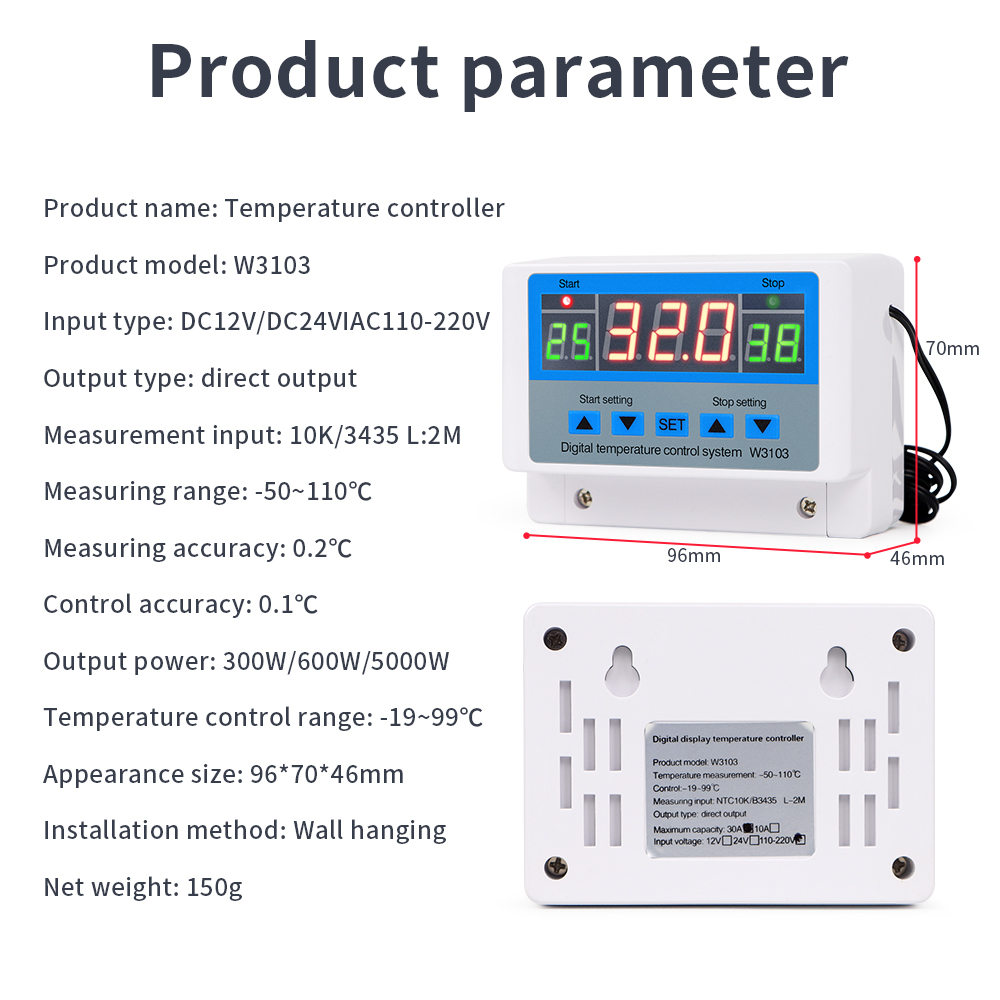 XH-W3103 Digital Temperature S - Aquarium Thermometer review and price