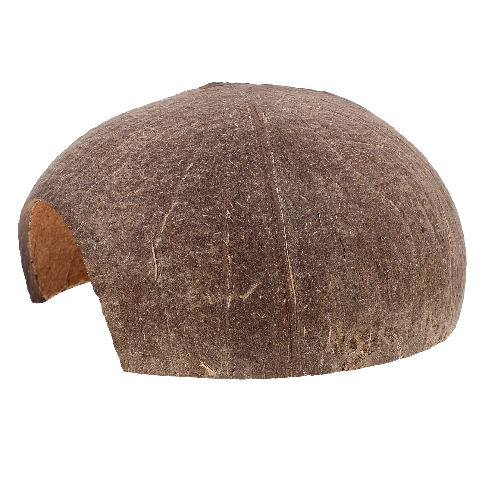 Coconut Shell Hideout Reptile  - Aquarium Fish Hide review and price