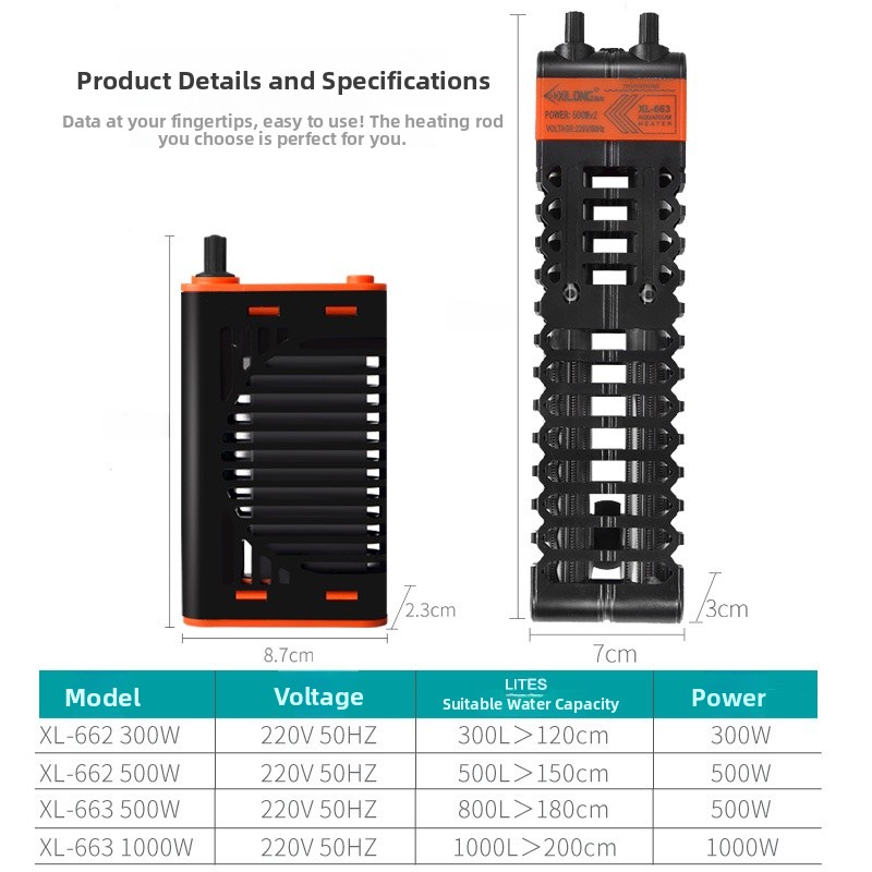 Xilong PTC Aquarium Heating Tu - Aquarium Xilong review and price