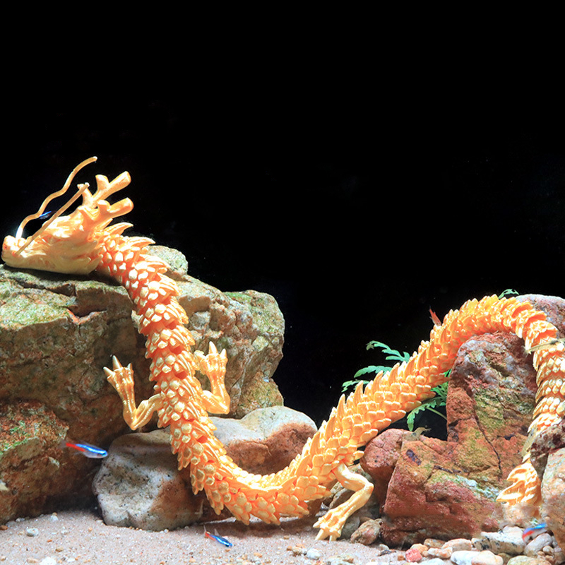 3D Printed Conjoined Dragon Or - Aquarium Fish Cartoon review and price