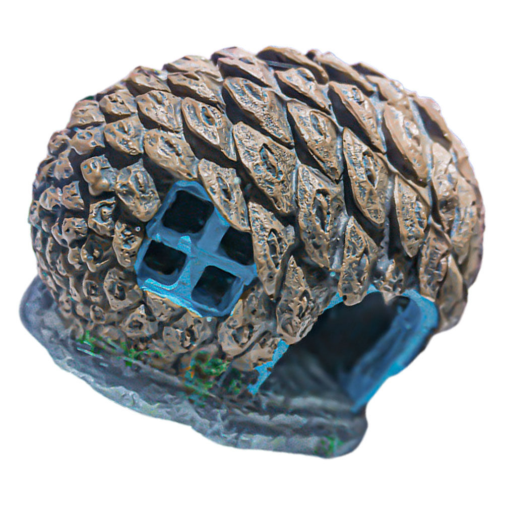Pinecone Hideout Fish Tank Dec - Aquarium Fish Unique review and price