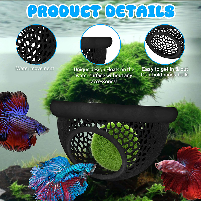 Ring FLoatinG Betta Hide Shrim - Aquarium Fish Hide review and price