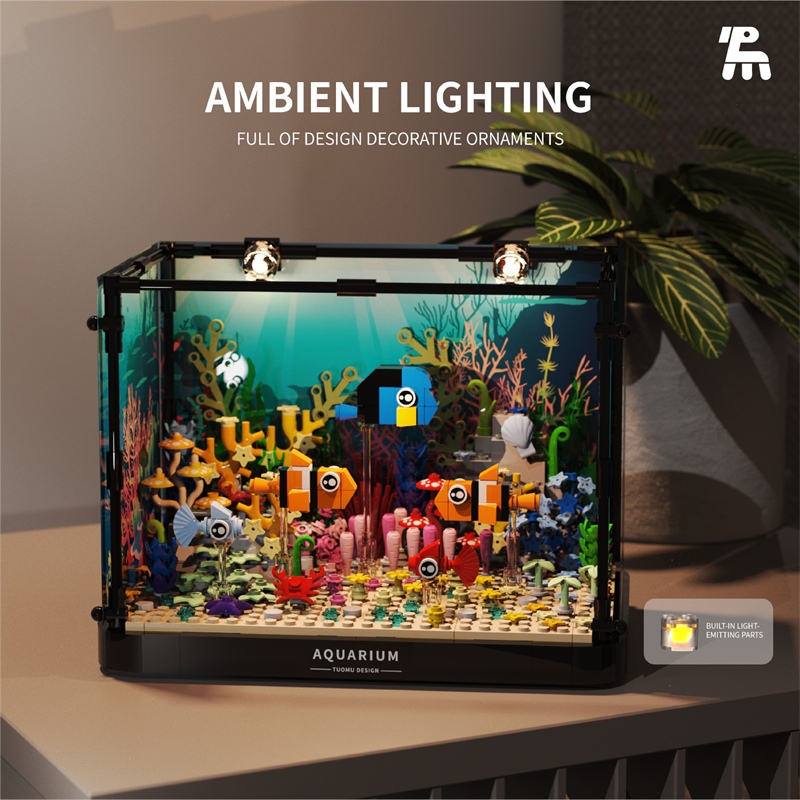 Aquarium building blocks fish  - Aquarium Fish Lego review and price