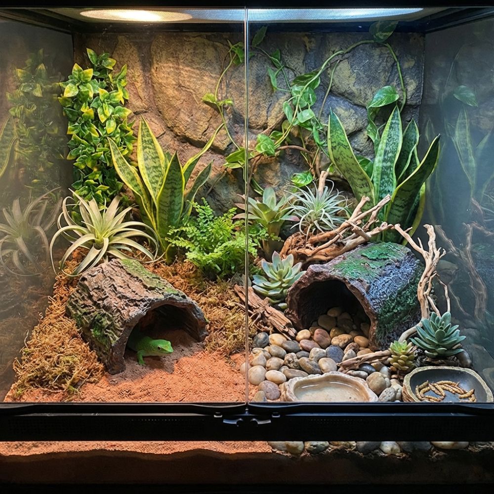 Simulation Reptile Hideout Hol - Aquarium Fish Hide review and price