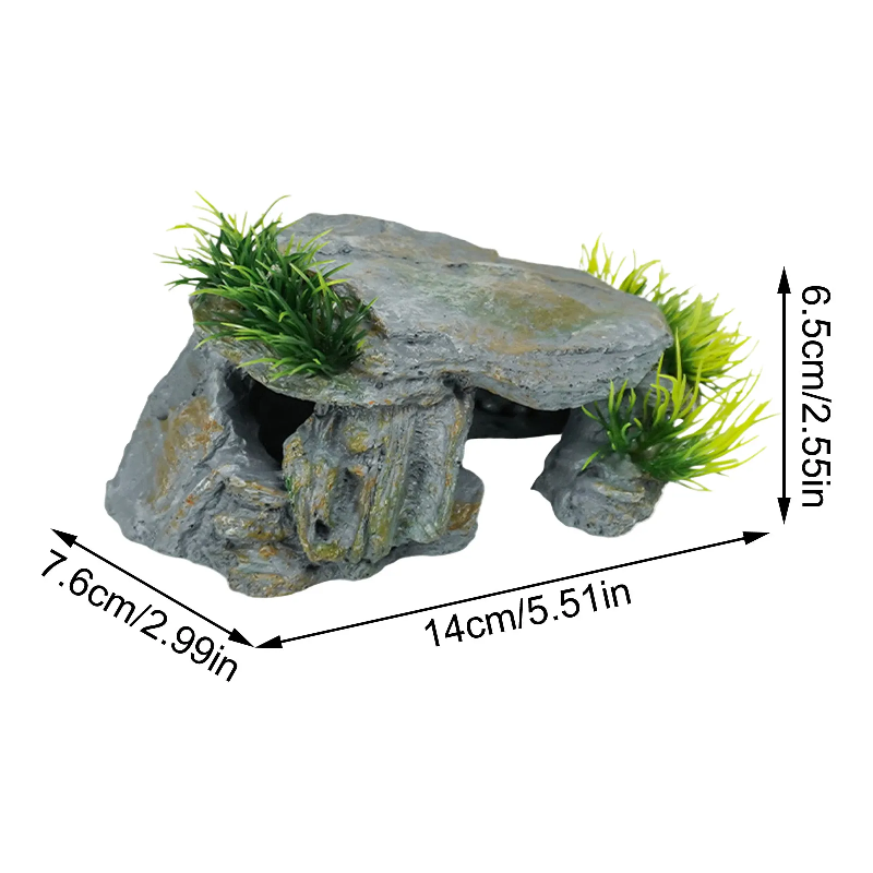 Reptile Rock Hide Cave Natural - Aquarium Fish Hide review and price