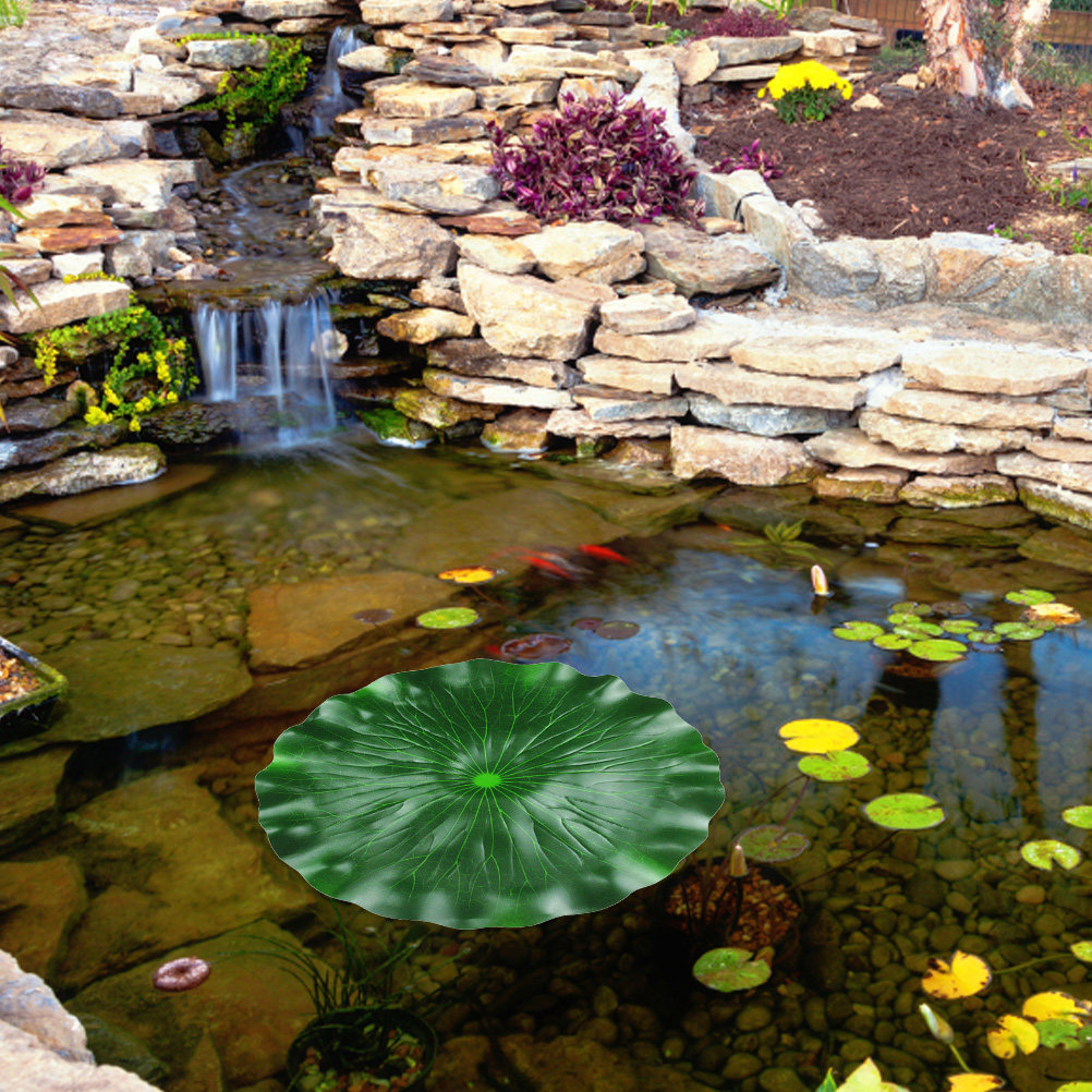 3Pcs Eva Lotus Leaves Vivid Fl - Aquarium Fish In Pond review and price